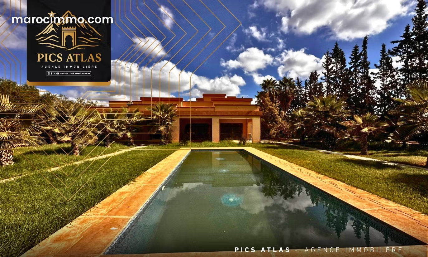 Villa 500 m² sur 2,6 hectares, Sidi Abdellah Ghiat, Marrakech — Marrakech