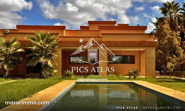 Villa Plain Pied à Vendre – Sidi Abdellah Ghiat – Marrakech — 2