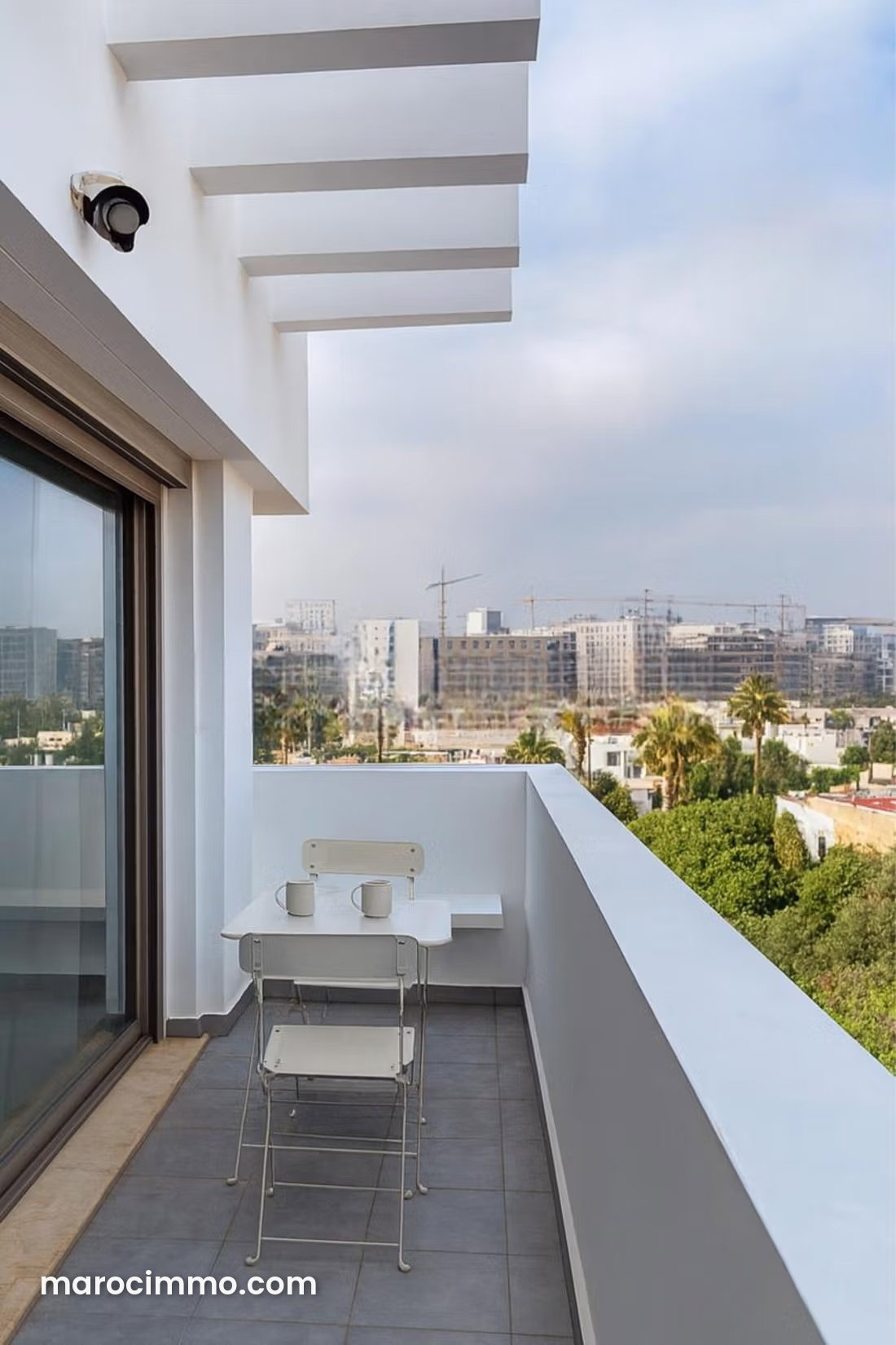 Furnished 44 m² Apartment with Terrace, C.I.L., Casablanca — Casablanca