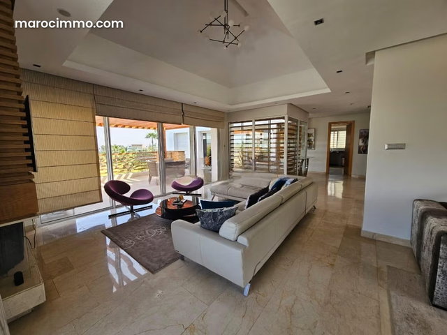 Villa 1093m Front Golf A La Ville Vert Bouskoura — 4