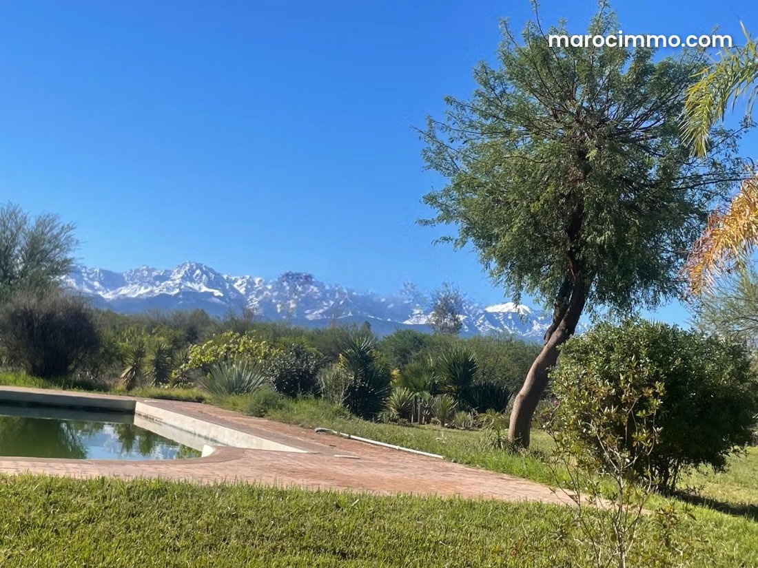 780 m² Villa on 6 Hectares, Atlas Views, Ourika Road, Marrakech — Marrakesh