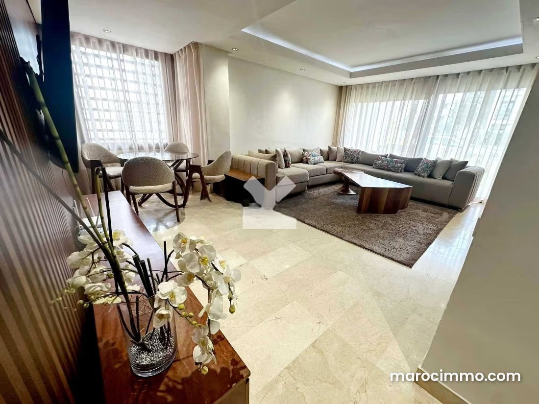 163 m² Apartment with Garden in Ville Verte, Bouskoura — Bouskoura