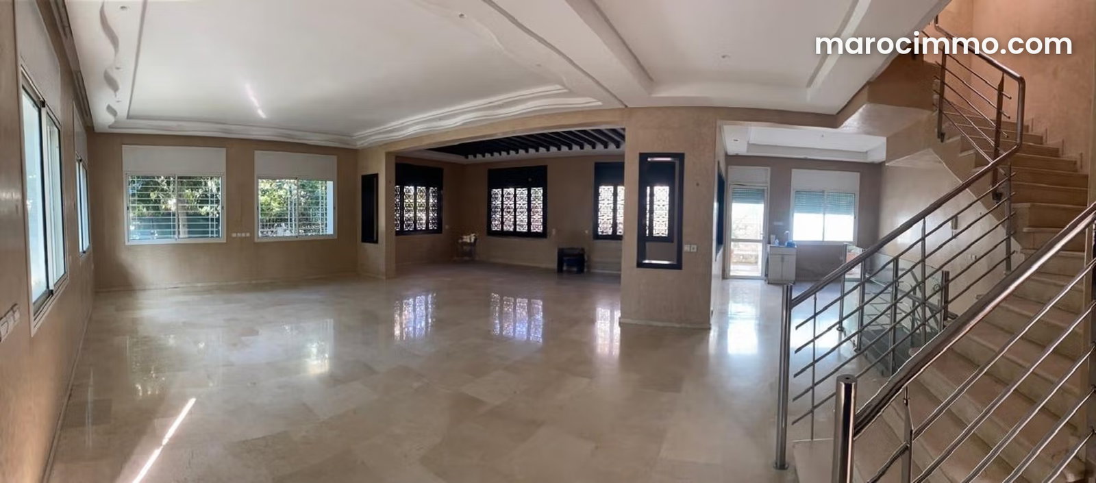 600 sqm villa with garden in Riyad, Rabat — Rabat