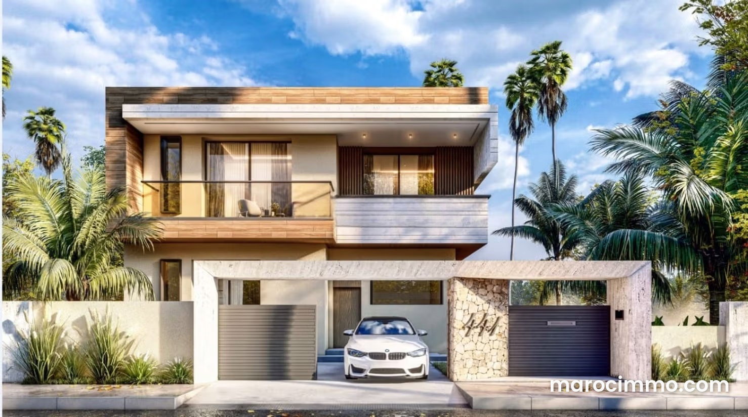 400 m² Villa with Pool and Atlas Mountain Views, Route de Tahanaoute — Marrakesh
