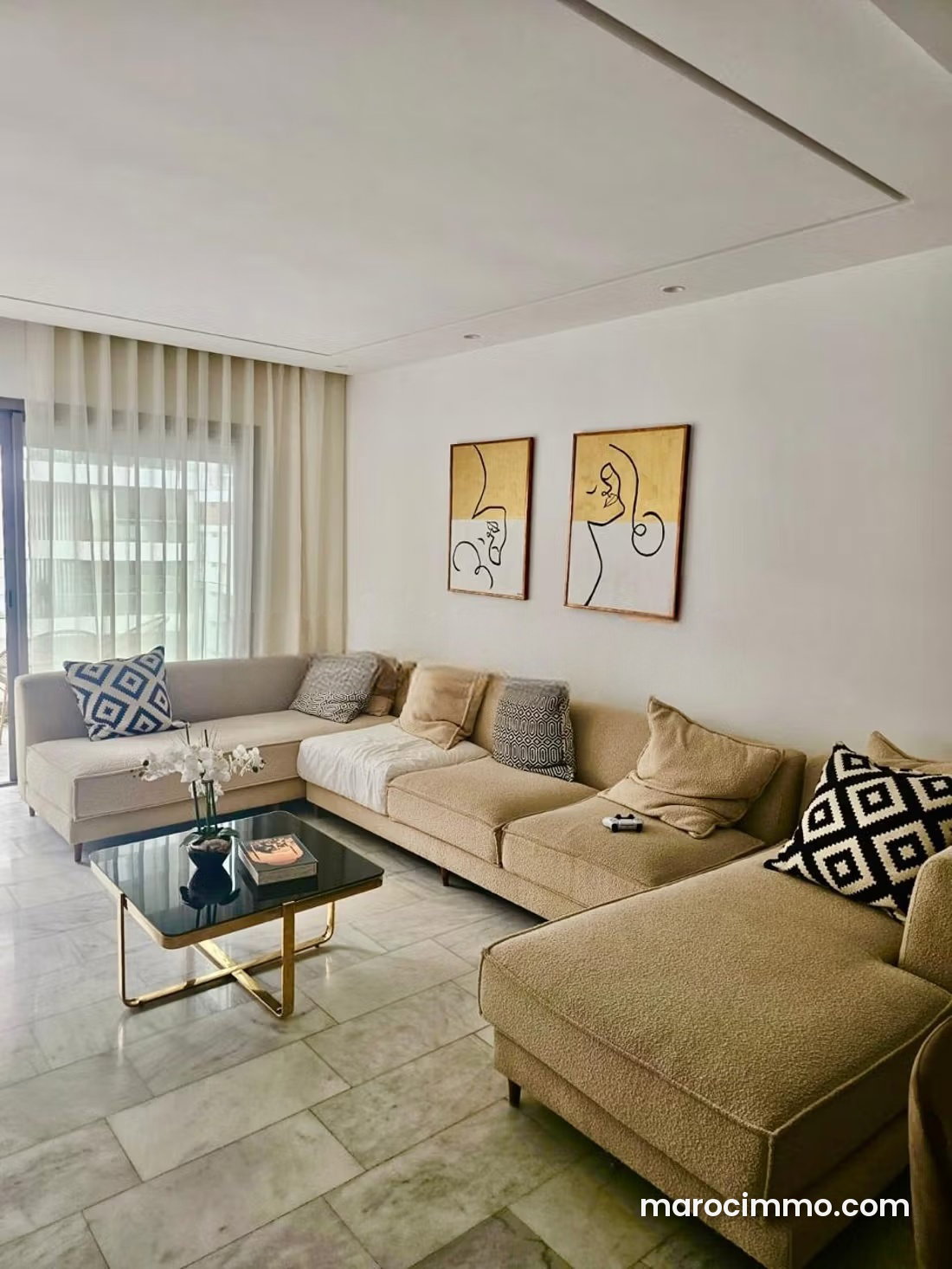 Appartement 2 chambres meublé, Casablanca Finance City — Casablanca