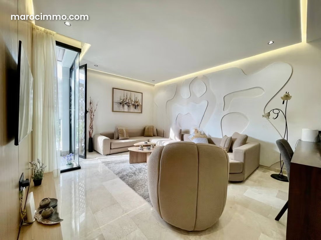 Appartement meublé avec terrasse à louer à Franceville Casablanca — Casablanca
