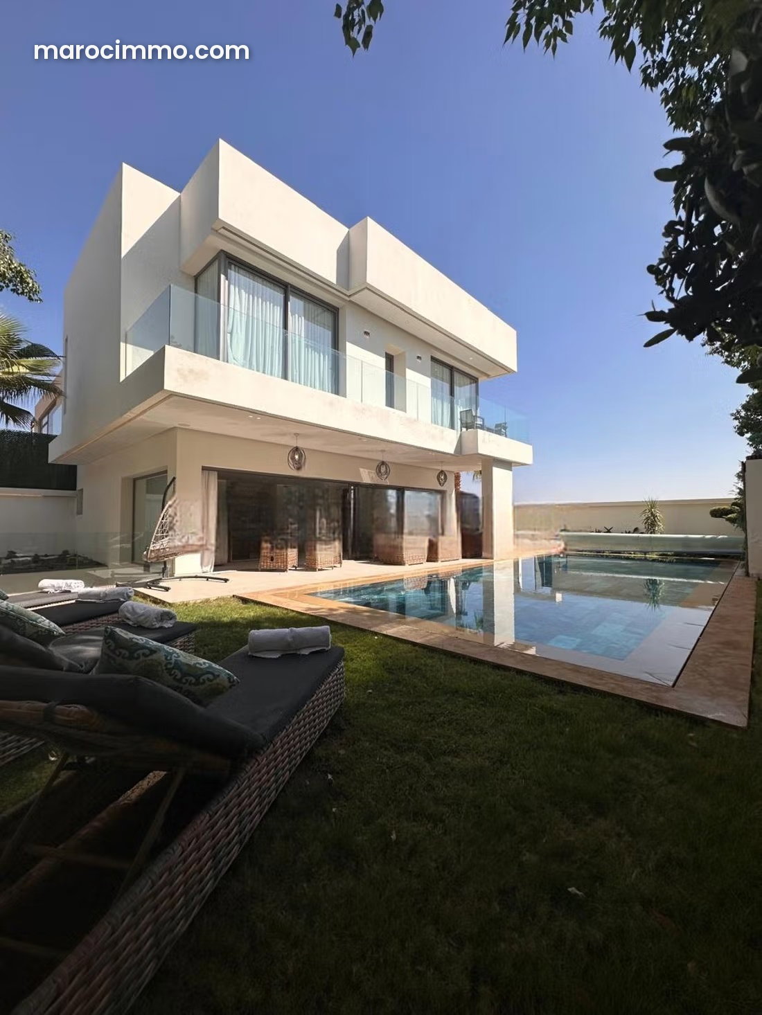 Villa meublée 450 m², 4 chambres avec piscine, Amelkis Marrakech — Marrakech