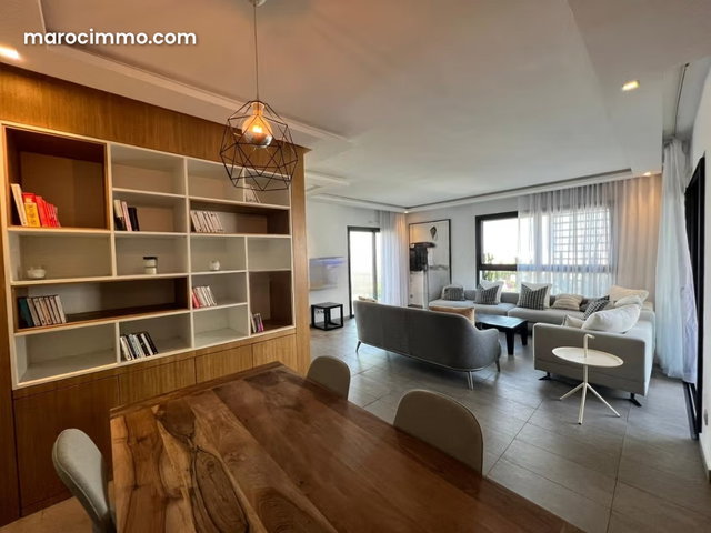 Location d'un duplex à Casablanca Finance City. Surface de 250 m². Meublé — 3