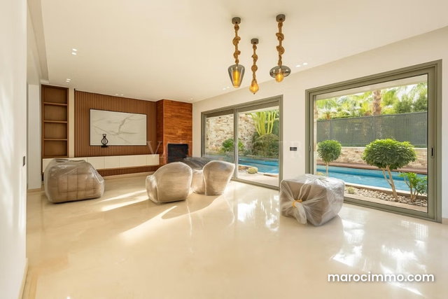 Vente villa contemporaine 3chambres avec piscine à Dar Bouazza — 4