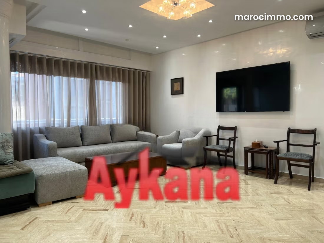 153 m² Furnished Apartment with Terrace in Haut Agdal, Rabat — Rabat