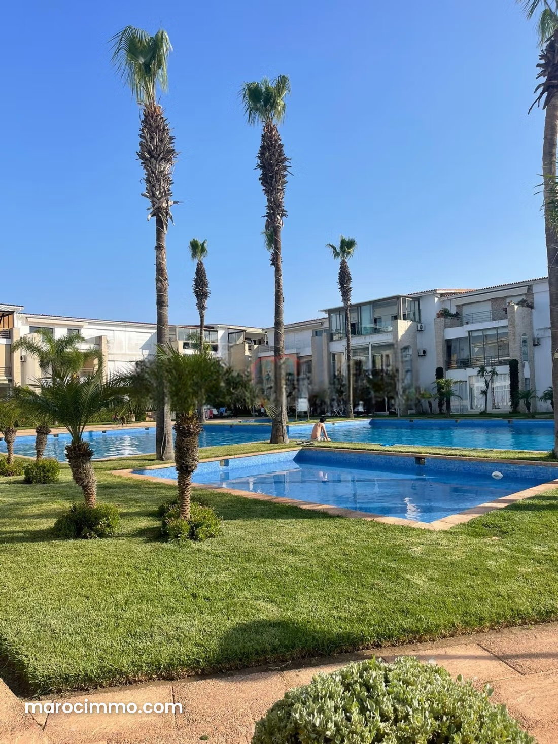 94 m² Apartment, 2 Bedrooms with Garden and Pool, Dar Bouazza — Dar Bouazza