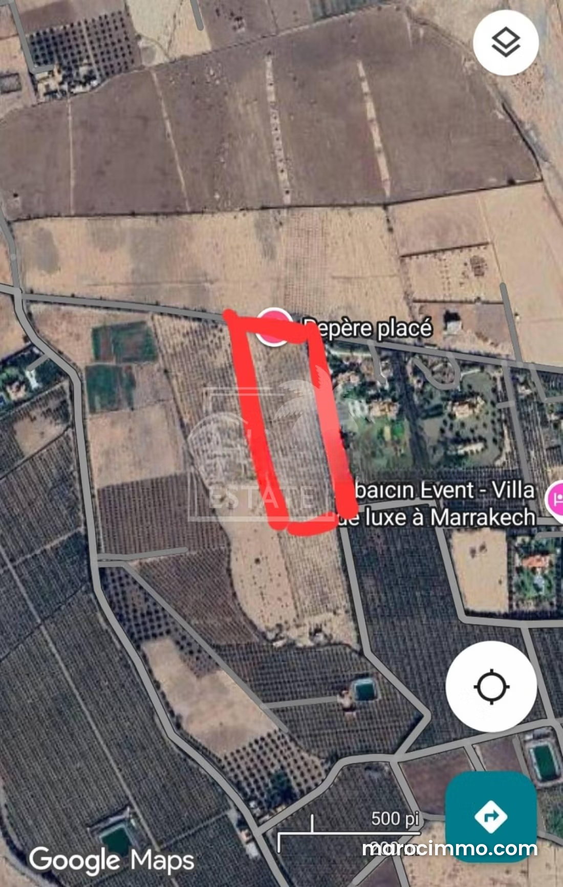 One-Hectare Plot on the Marrakech–Ouarzazate Road — Marrakesh