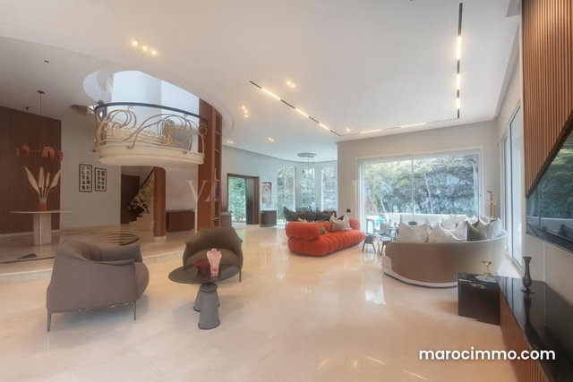 Vente villa contemporaine 1012m2 4chambres avec piscine à Californie, Casablanca — 4