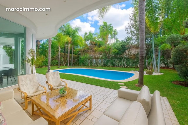 Vente villa contemporaine 1012m2 4chambres avec piscine à Californie, Casablanca — 3