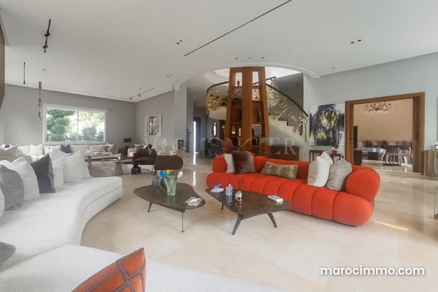 Vente villa contemporaine 1012m2 4chambres avec piscine à Californie, Casablanca — 5
