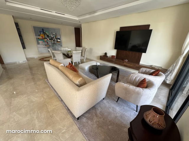 Apartment for rent in Ville Verte. 4 comfortable bedrooms. Furnished — Bouskoura