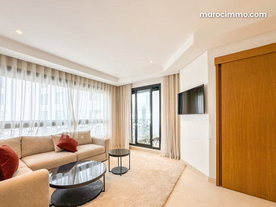 Brand-New Furnished Studio for Rent in Gauthier, Casablanca, with Terrace — Casablanca