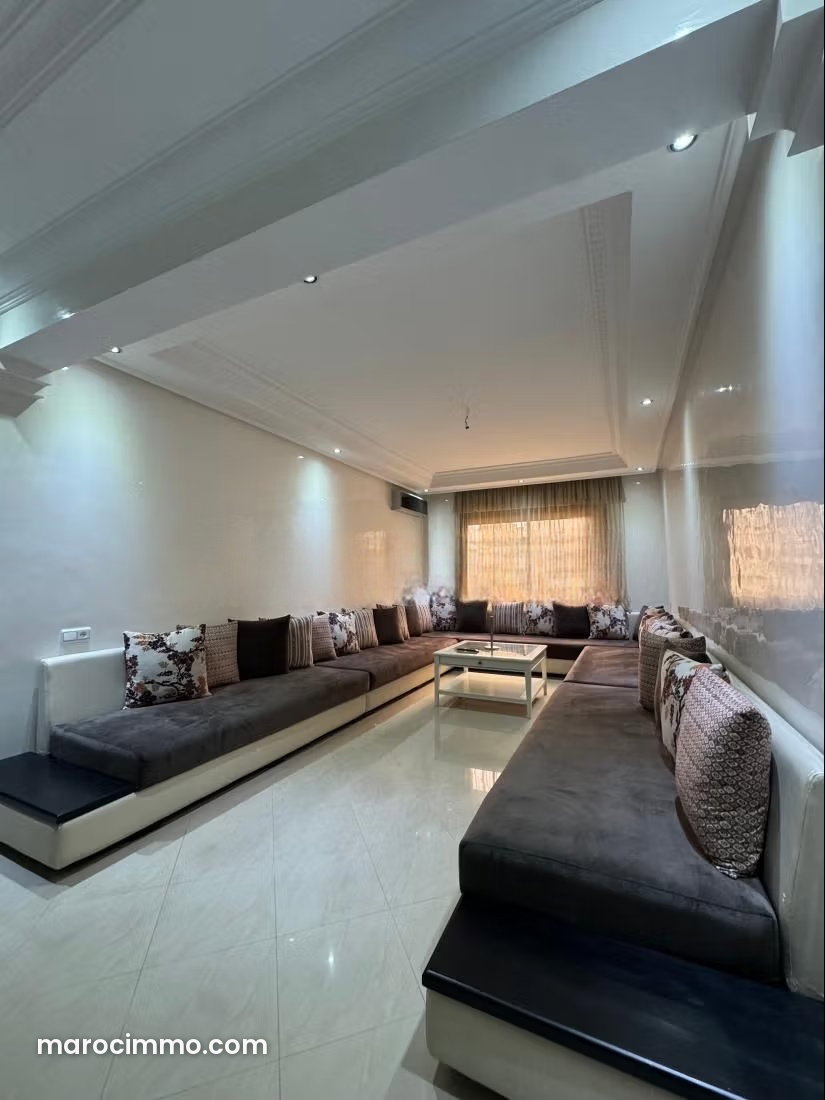 Furnished 150 sqm Apartment, 3 Bedrooms, Administrative District, Tangier — Tangier