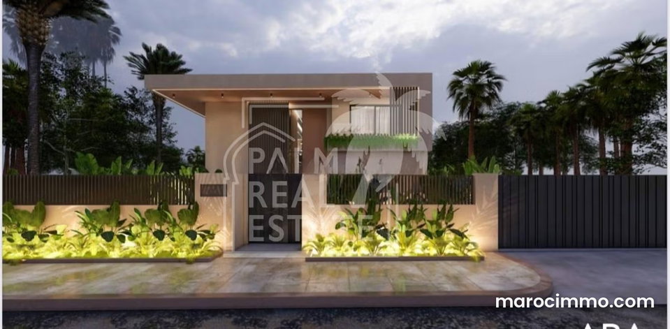 Villa contemporaine en construction – Amelkis 2, Marrakech
