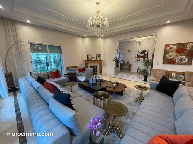 Somptueuse maison à vendre à Ain Diab. 4 chambres. Système de parabole et résidence sécurisée — 3