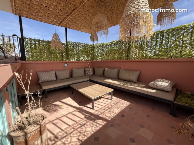 Marrakech – Riad 3 chambres dans résidence verdoyante sécurisée proche Médina — 2