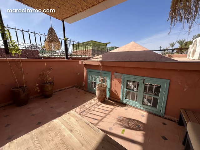 Marrakech – Riad 3 chambres dans résidence verdoyante sécurisée proche Médina — 4