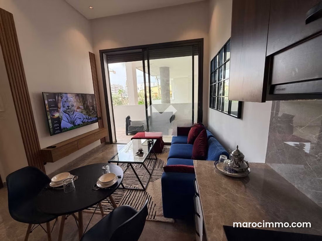 Furnished apartment with terrace in Casablanca Finance City — Casablanca