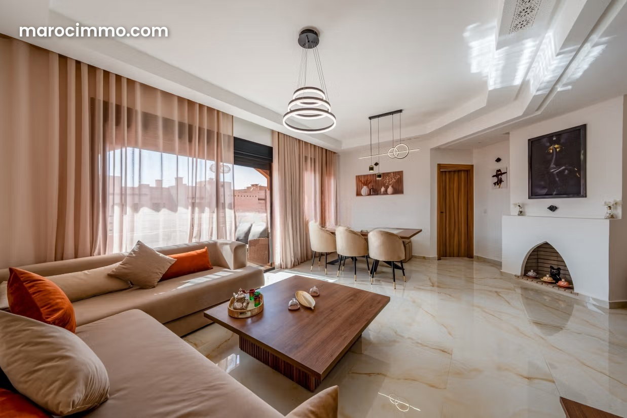 Furnished 110 sqm Apartment, Casablanca Road, Marrakech — Marrakesh
