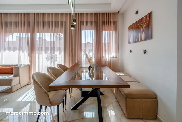 Luxueux appartement meublé location longue durée Marrakech — 3