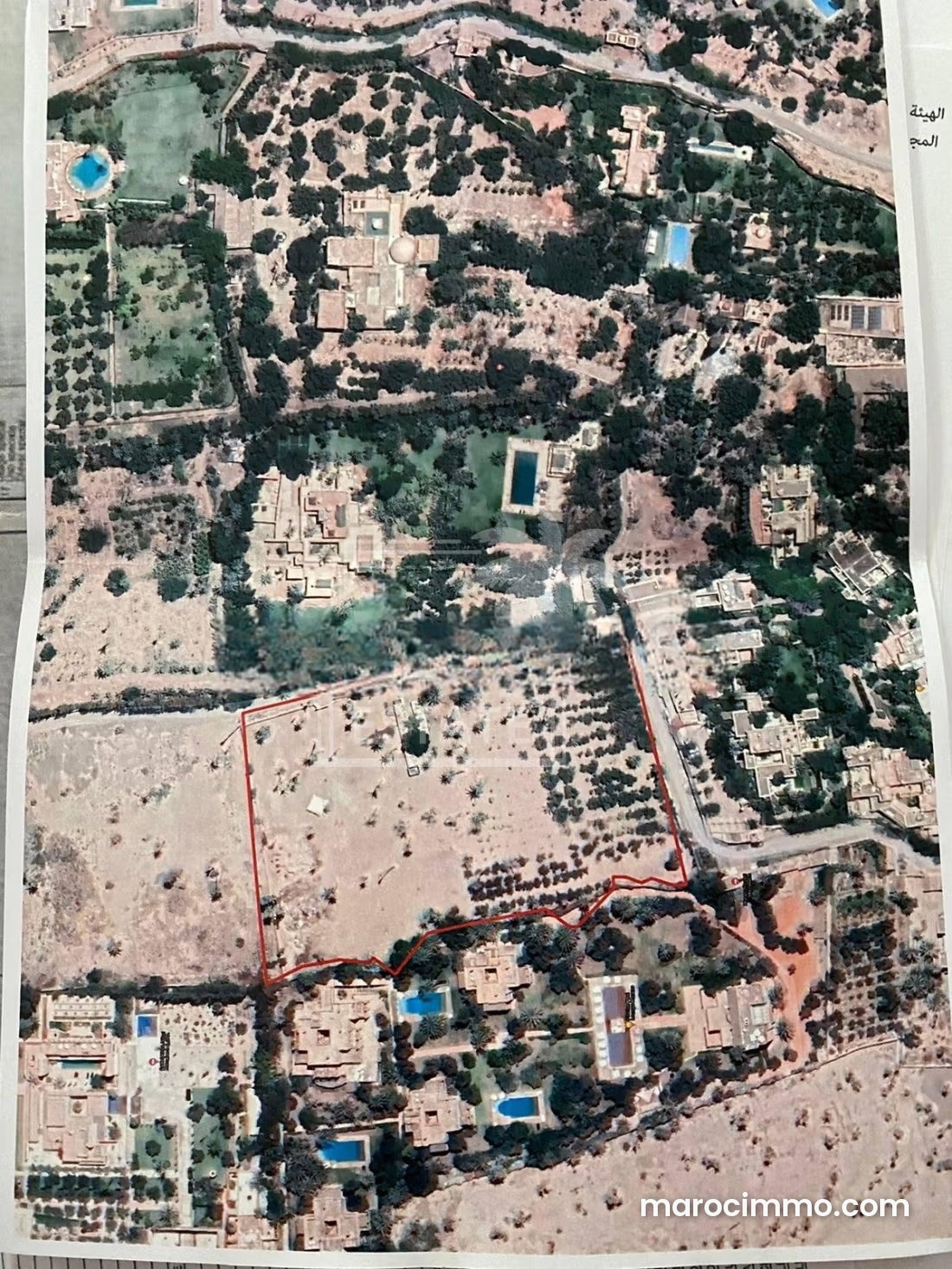 16,400 m² Plot in the Palmeraie, Marrakech, in a Sought-After Residential Area — Marrakesh