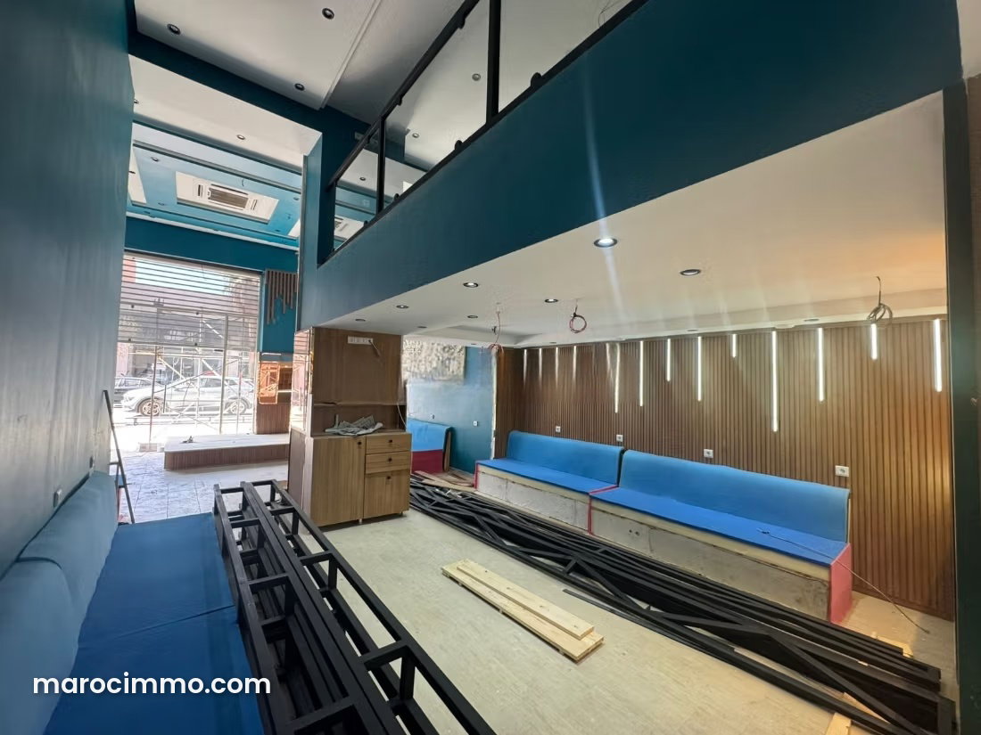 185 sqm commercial premises with mezzanine in Gueliz, Marrakech — Marrakesh
