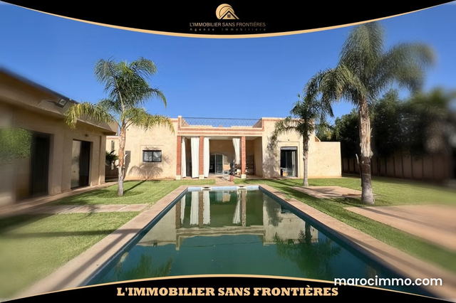 Villa à louer Plain pied Route de Fès Km17, Marrakech — Marrakech