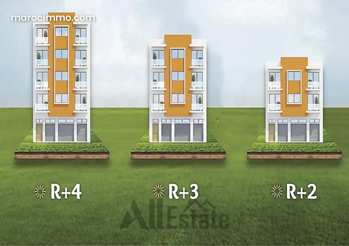 Terrain 366 m² angle de boulevard, Deroua, idéal promotion R+4 — Deroua