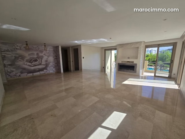 À vendre: Magnifique appartement à Bouskoura ville verte – Résidence sécurisée avec piscine — 4