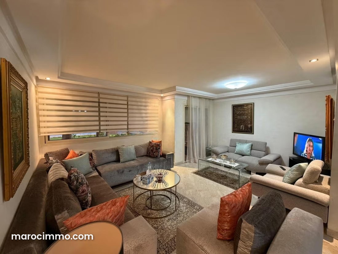 Furnished apartment with terraces and swimming pool in Marrakech — Marrakesh
