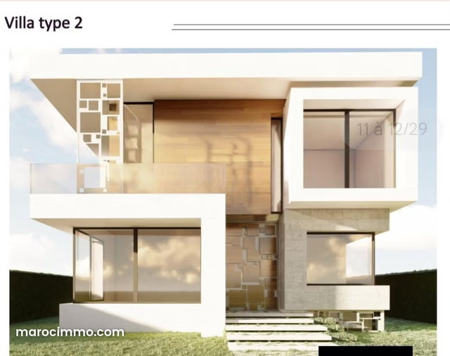 Land for Sale in Dar Bouazza for Villa. Surface 420 m² — 3