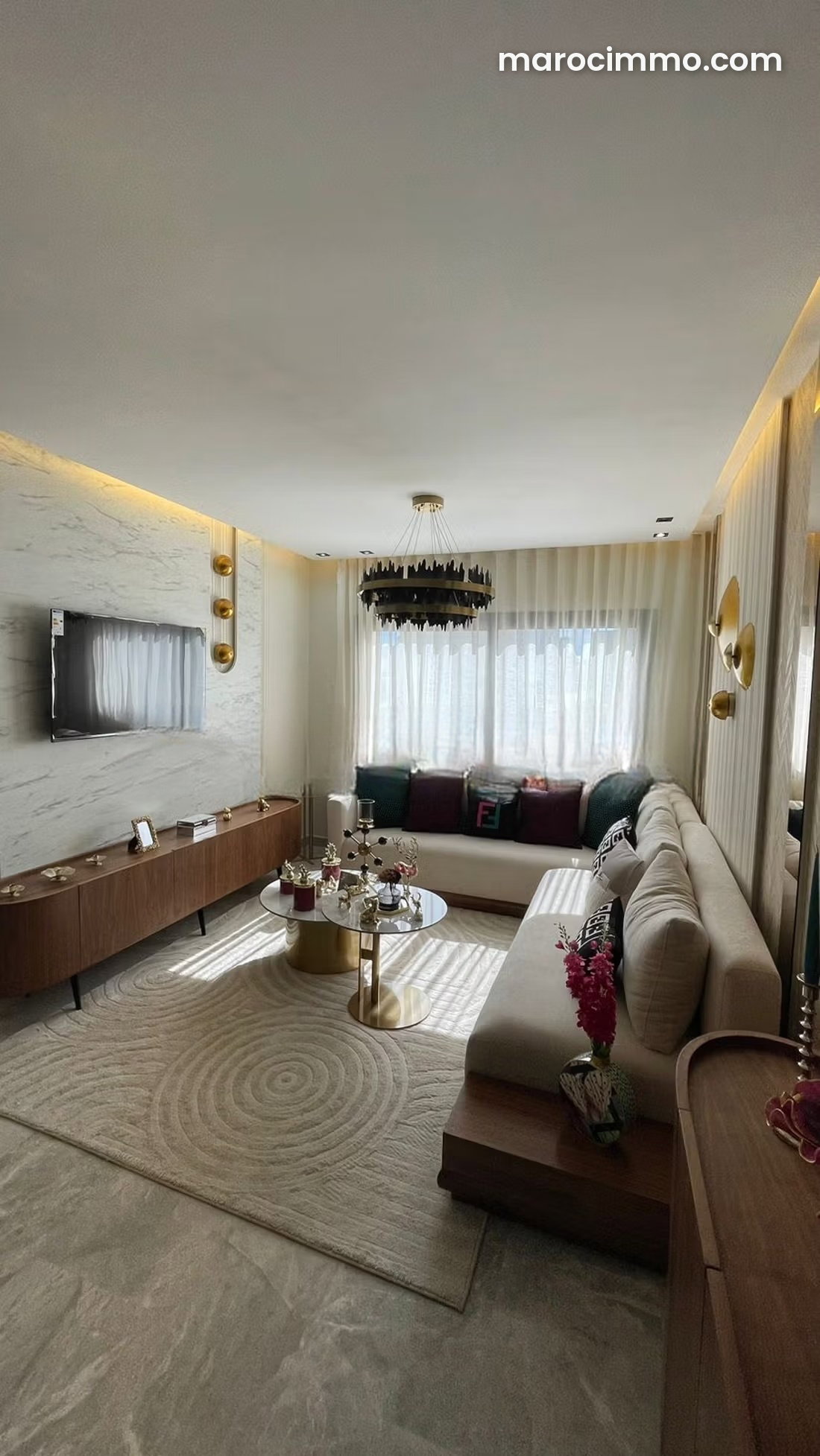 3-Room Apartment with Terrace and Swimming Pool in Tangier — Tangier