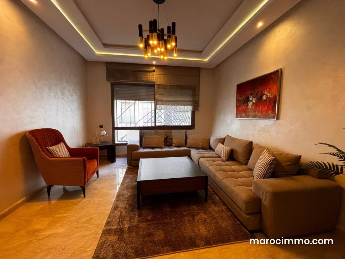 Appartement meublé avec vue mer à El Manar El Hank Casablanca — Casablanca