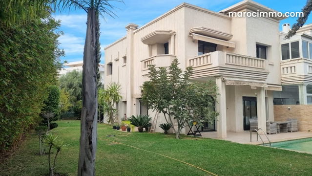 Luxurious Furnished Villa for Rent in Bouskoura — Bouskoura