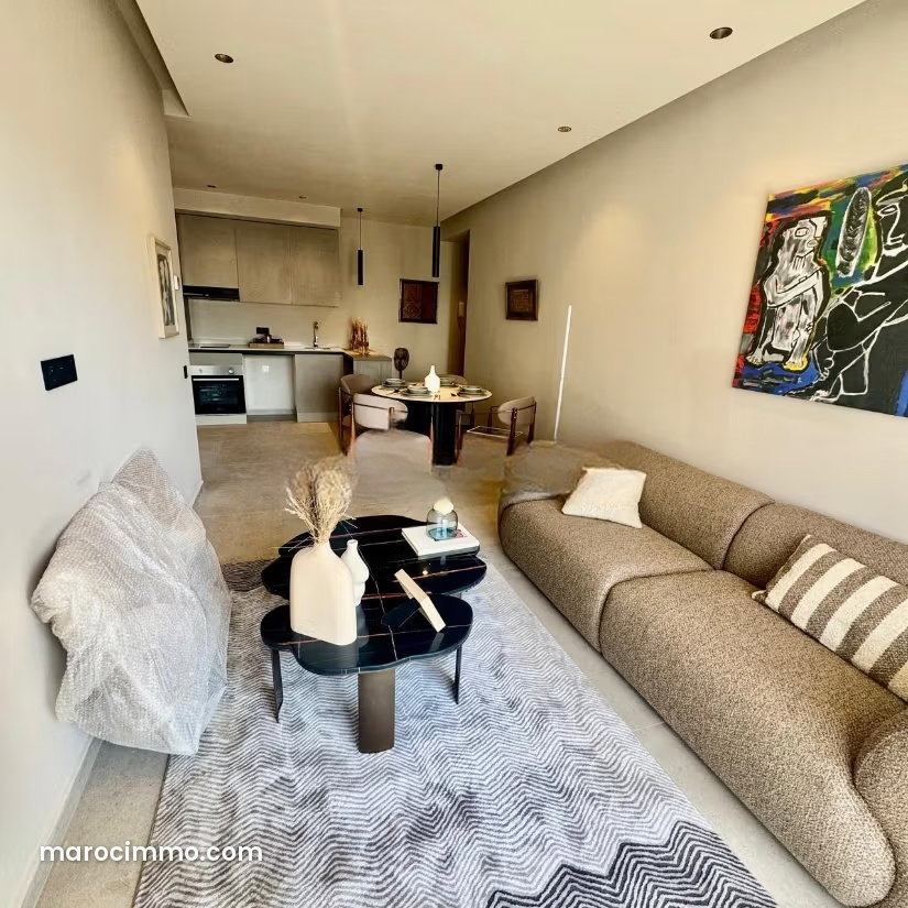 1-Bedroom Apartment with Terrace and Private Garage, Maarif, Casablanca — Casablanca