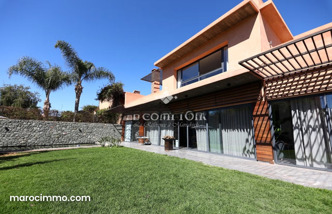Furnished villa with swimming pool for rent, Amelkis, Marrakech — Marrakesh