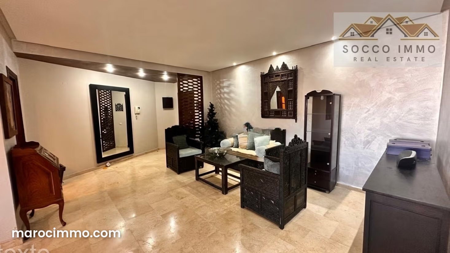 Furnished 150 m² Apartment, 3 Bedrooms, Marchan, Tangier — Tangier