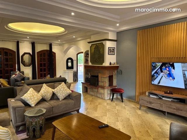 Villa meuble en location a bouskoura — 5