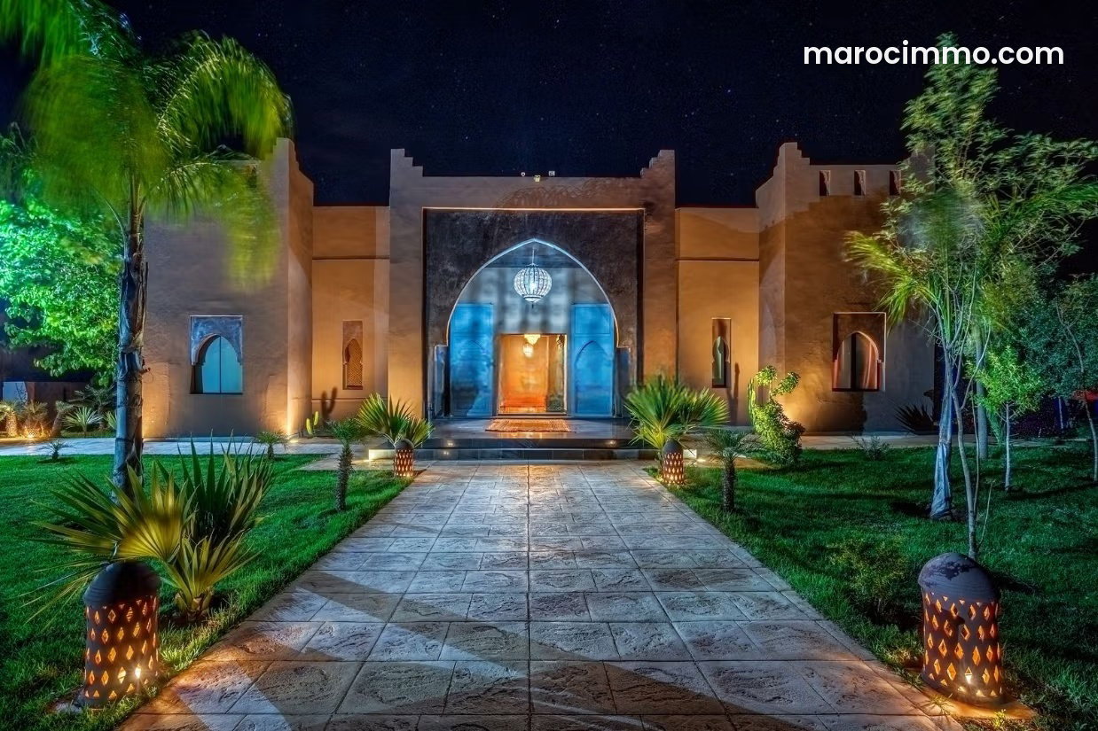 Villa sur onze hectares, Route d'Ourika à Marrakech — Marrakech