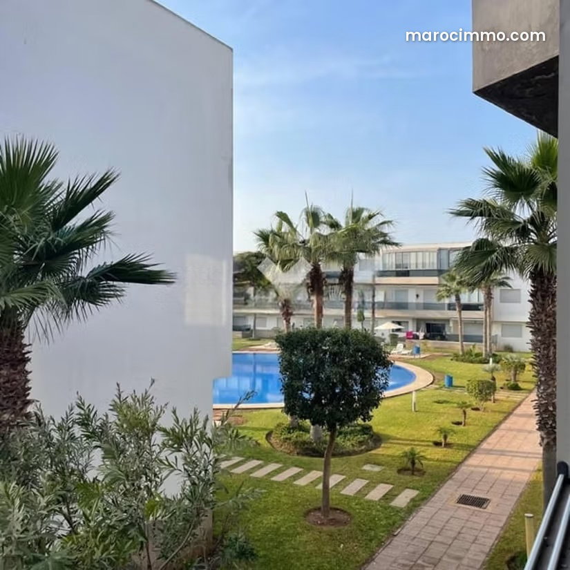 Appartement 2 chambres avec jardin, Dar Bouazza, 1 650 000 MAD — Dar Bouazza