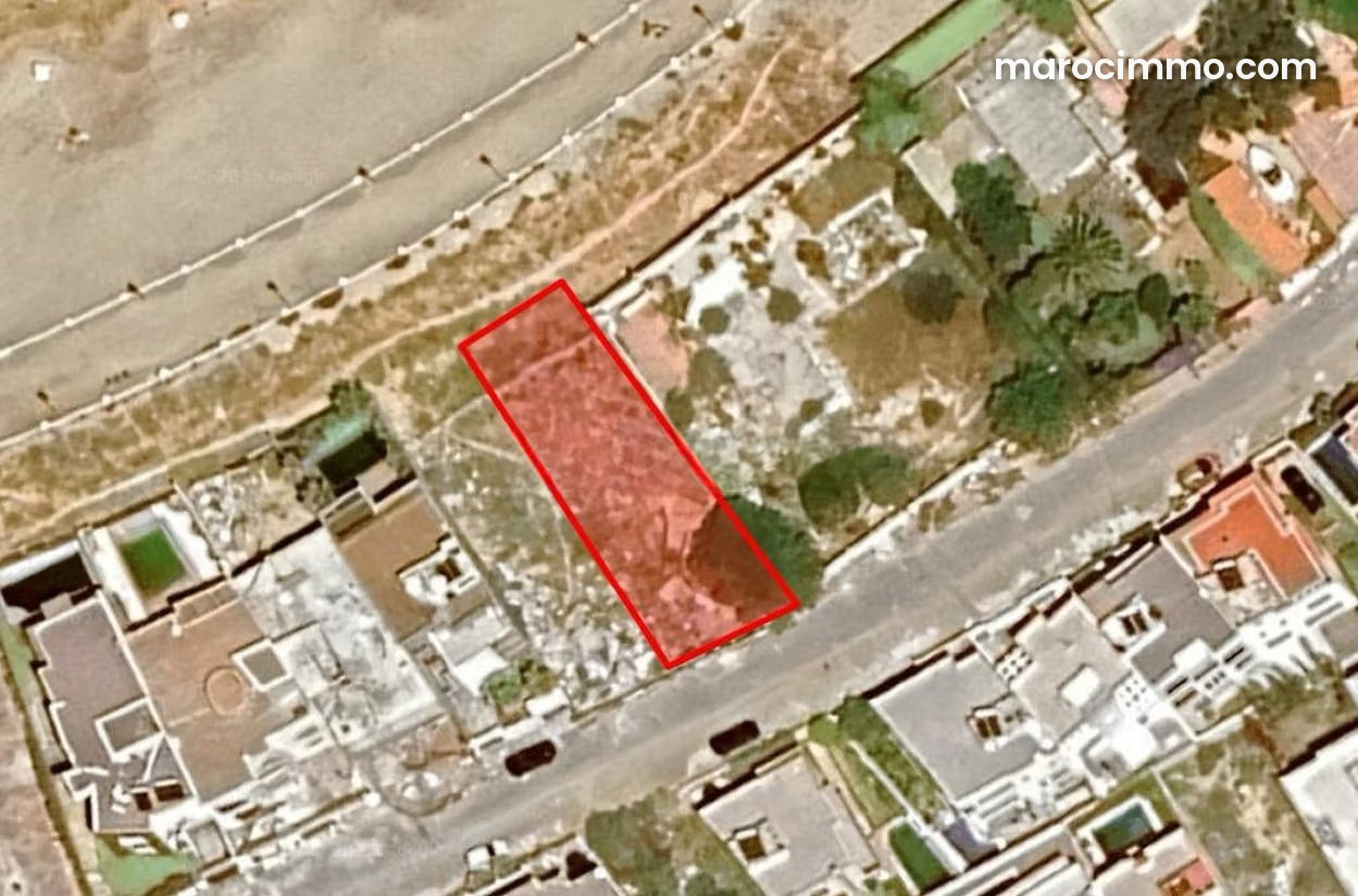 أرض مطلة على البحر للبيع في لا سييستا بالمحمدية — المحمدية