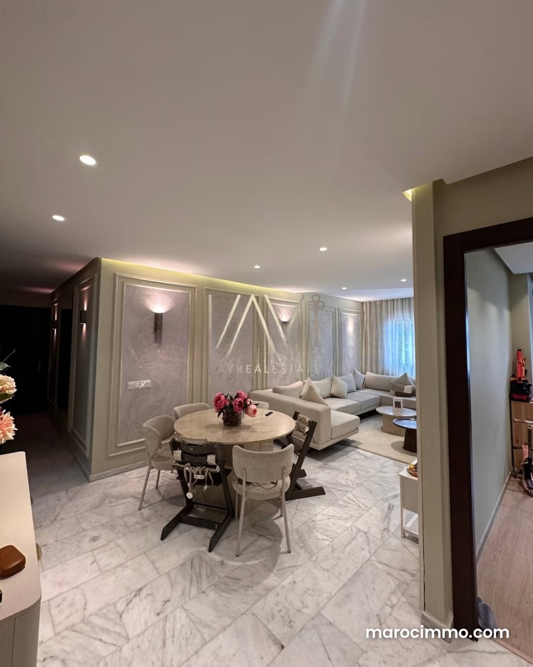 Furnished 4-Room Apartment for Rent in Sania, Tangier — Tangier