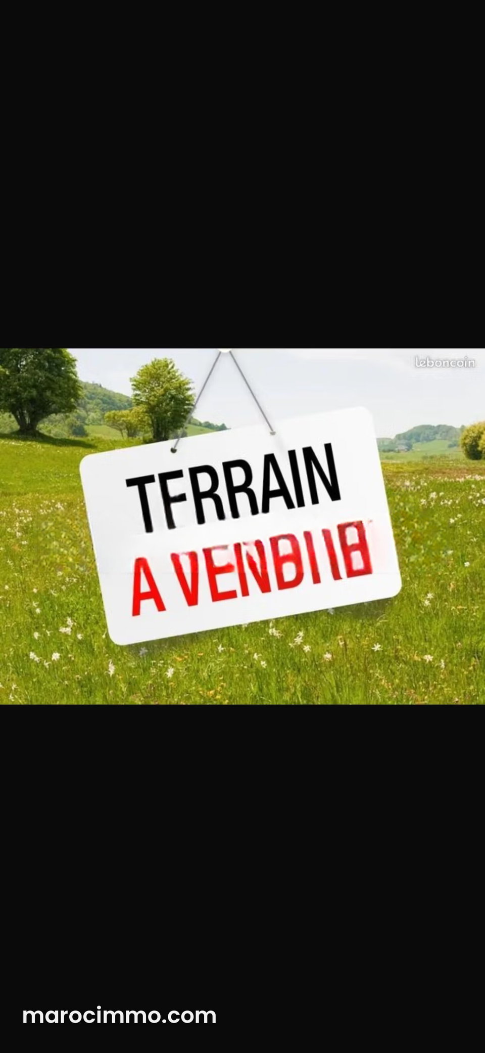 Terrain à acheter à l’orangeraie Souissi. Surface de 1133 m²