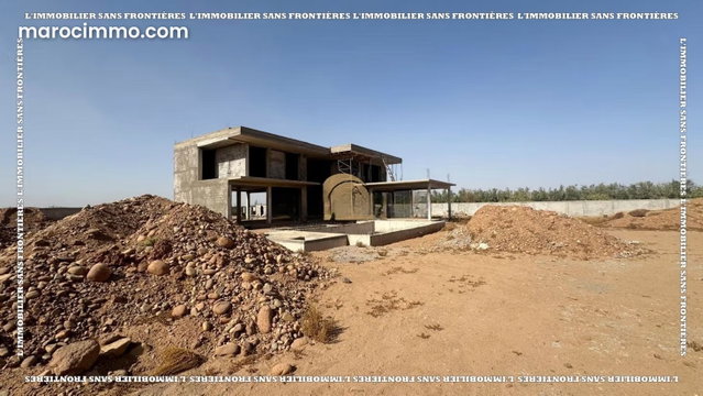 Semi-Finished Villa for Sale Private Pool Sidi Abdellah Ghiat Km 20, Marrakech — 2