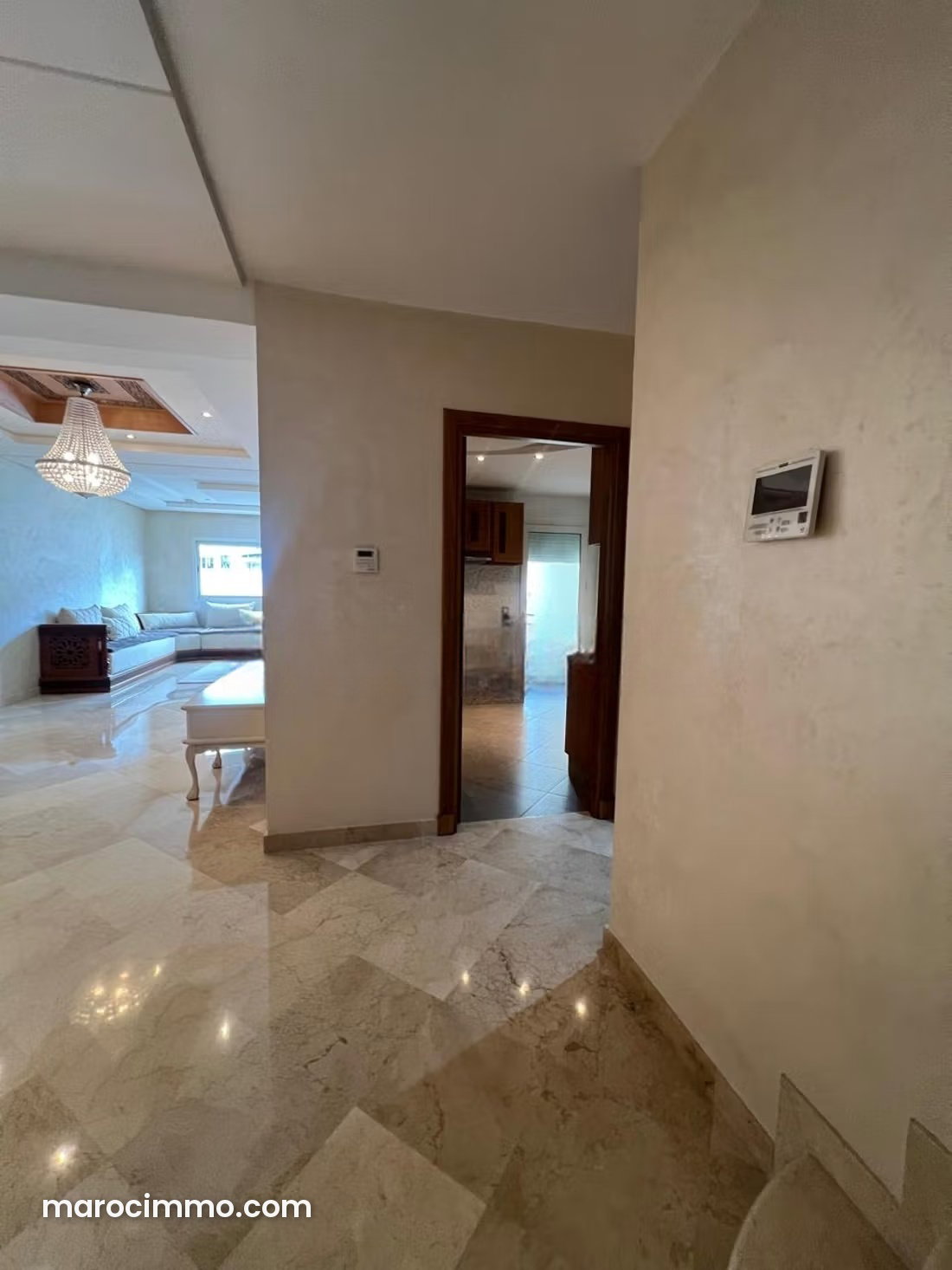147 sqm Furnished Apartment, Sea View 5 Minutes Away, De La Plage Neighborhood — Tangier